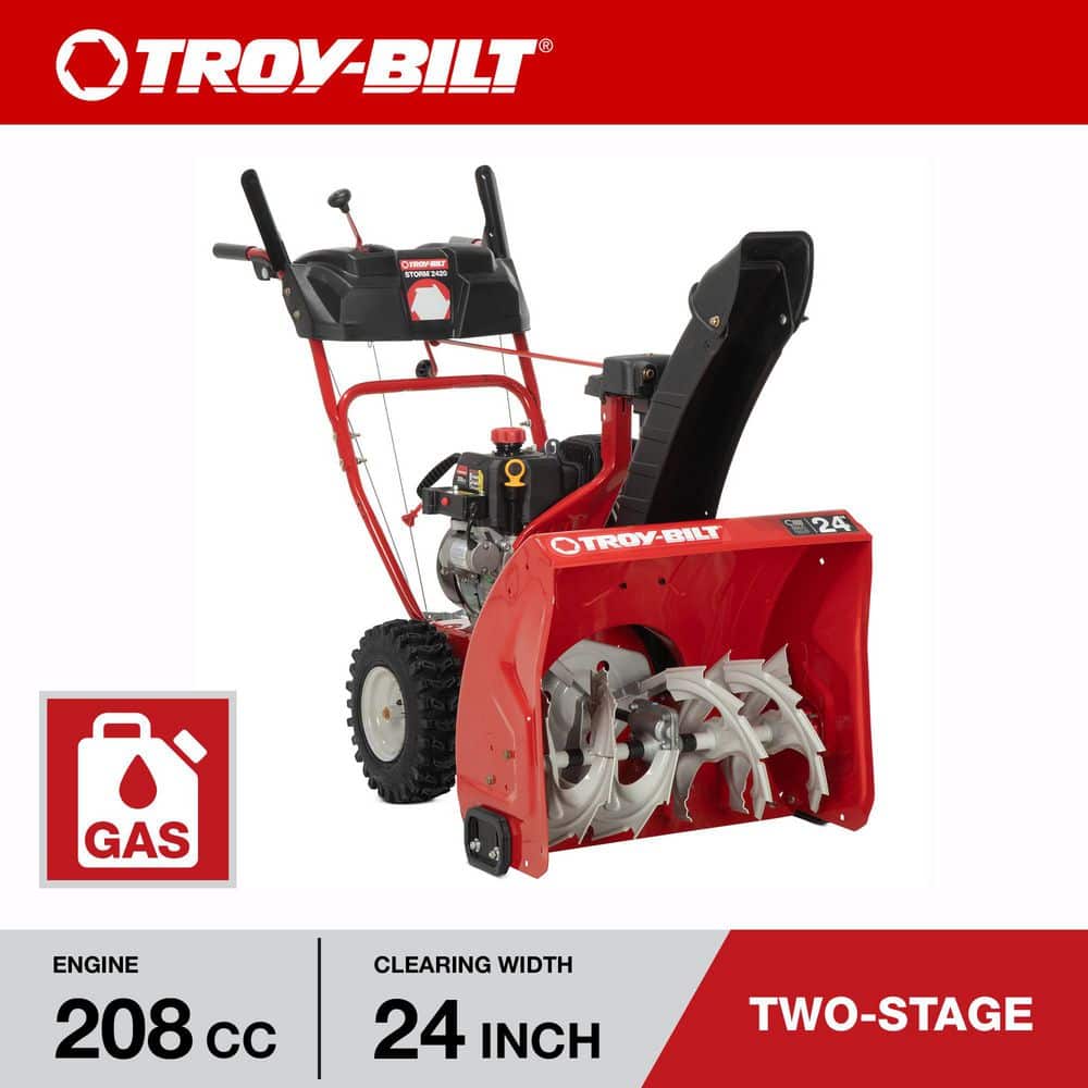 Storm 24 in. 208 cc 2-Stage Gas Snow Blower with Electric Start Self Propelled price history on PriceWatchPro