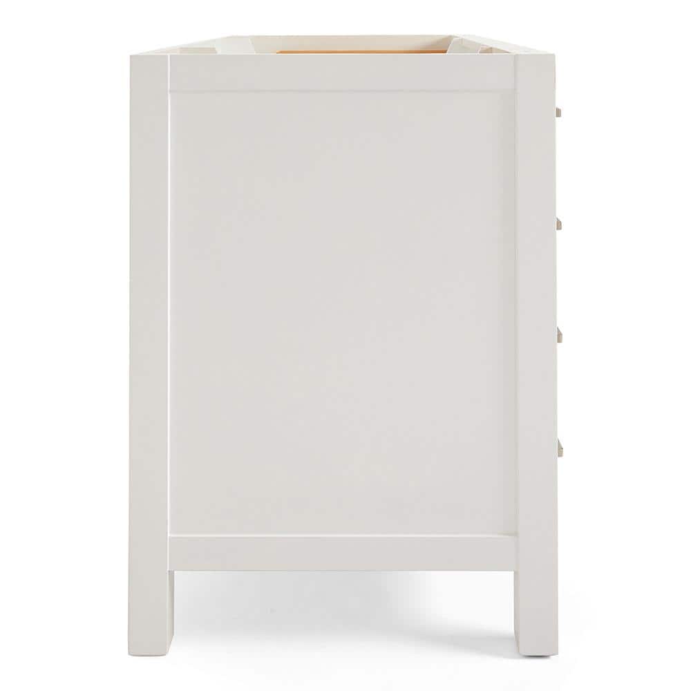 Cambridge 42" White Single Freestanding Vanity Cabinet