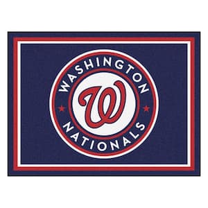 MLB Washington Nationals Navy Blue 8 ft. x 10 ft. Indoor Area Rug