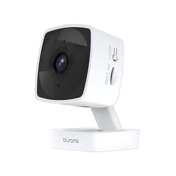 2K Plug-in Foldable Smart Indoor Security Camera with 5GHz/2. 4GHz Dual-Band Wifi Color Night Vision 2-Way Talk, White