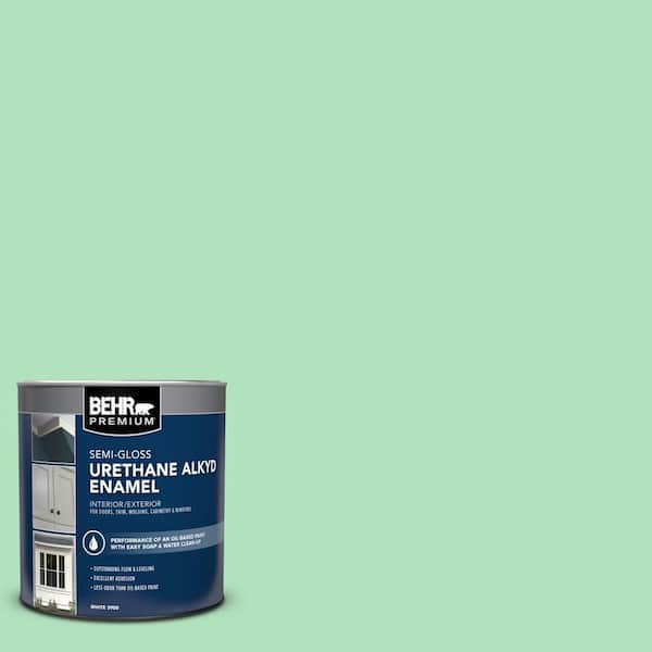 1 qt. #P400-3 Folk Tale Semi-Gloss Enamel Urethane Alkyd Interior/Exterior Paint