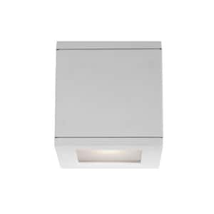 Rubix 2-Light White ENERGY STAR LED Indoor or Outdoor Wall Cylinder Light