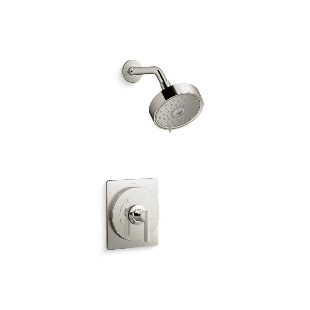 KOHLER Castia By Studio McGee Rite Temp Shower Trim Kit 2 5 GPM In   Vibrant Polished Nickel Kohler Shower Bathtub Trim Kits Ts35916 4y Sn 64 1000 