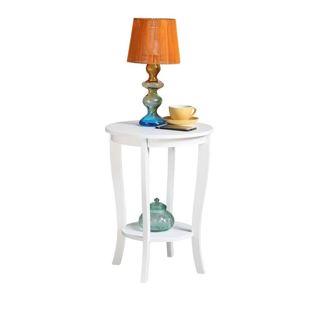 American Heritage Cranberry Red Round End Table - thumbnail 9