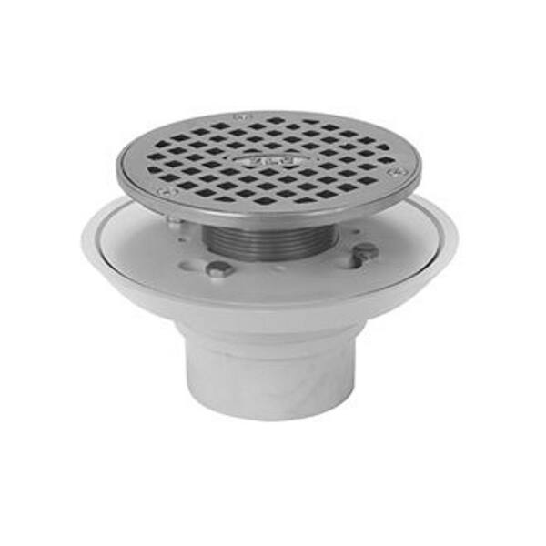 Threaded shop shower drain