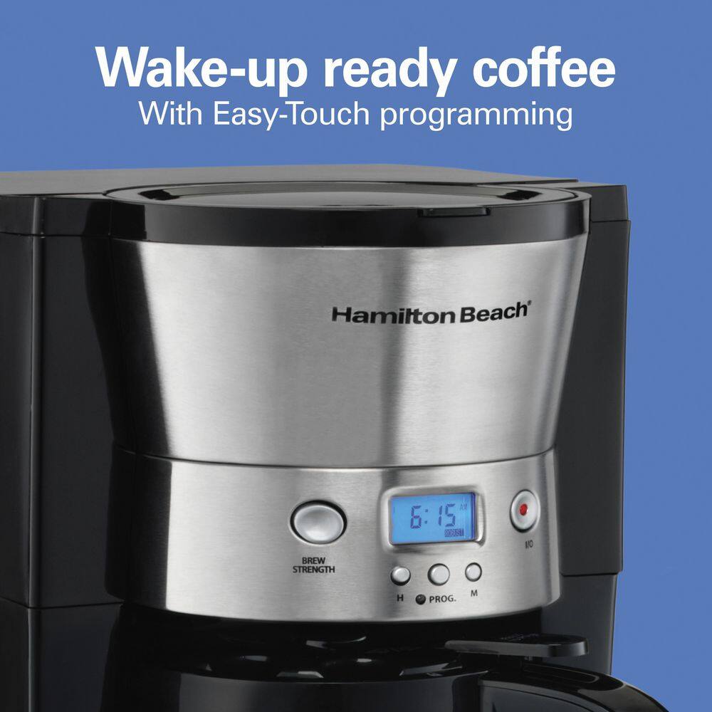 Hamilton Beach 10-Cup Stainless Steel Programmable Thermal Coffee Maker