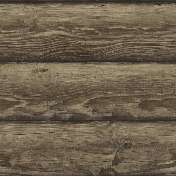 Chesapeake 20.50 in. W x 396 in. L Mahogany Bunkhouse Wallpaper