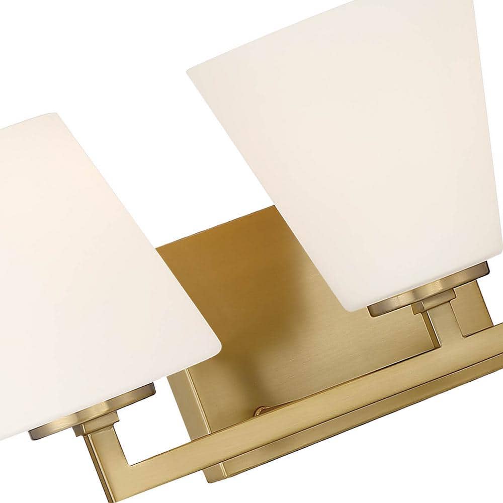 Palmyra Mid-Century Gold 24" Outdoor Bath Vanity Light