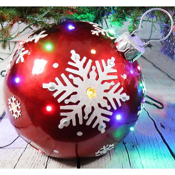 6pcs wooden Christmas Ball Christmas Tree Ornaments Black Red