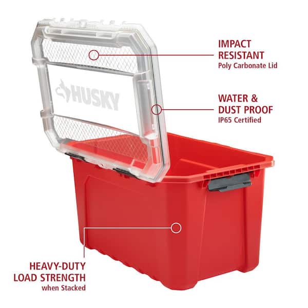 With Wheels Home Depot Husky 25 Gallon Tote Husky 37 Rolling Tool