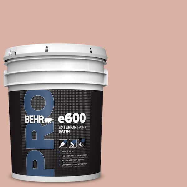 BEHR PRO 5 gal. #210F-4 Cinnamon Whip Satin Exterior Paint