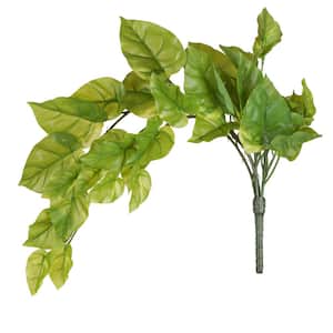 24 in. Green Artificial Pathos Leaf Bush Vine, Pack of 2