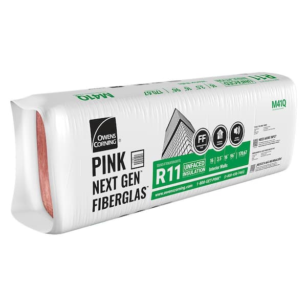 Owens Corning Eco Touch 23 in. W X 25 ft. L R-30 Unfaced Fiberglass In –  Arborb