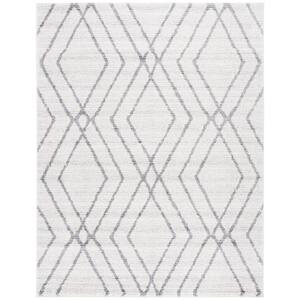 Adirondack 10 ft. x 14 ft. Ivory/Gray Geometric Area Rug
