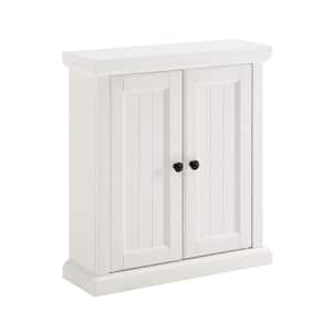 Seaside 23.5 in. Wall Cabinet in Distressed White