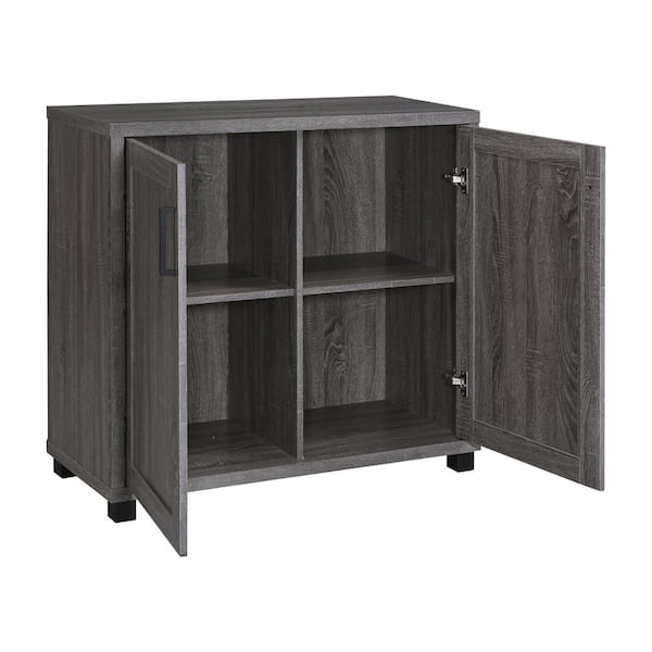 Coaster Home Furnishings Weathered Grey Accent Cabinet with 2