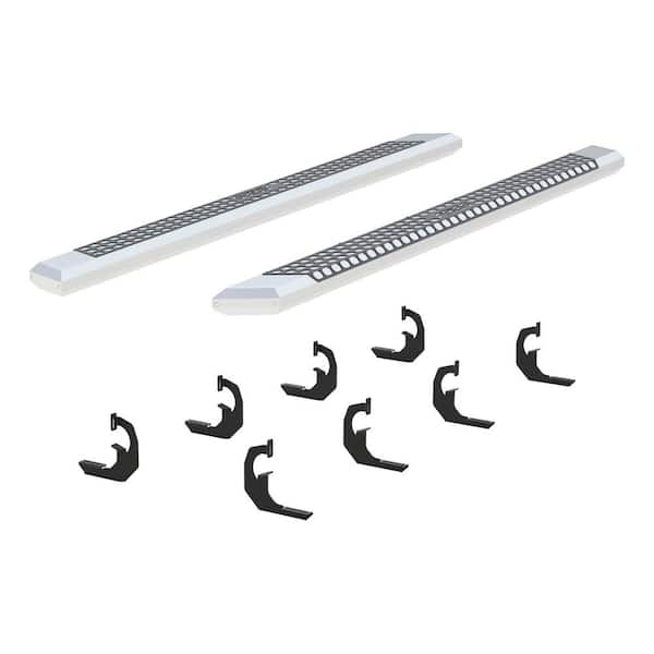 AdvantEDGE Chrome Aluminum 91-Inch Truck Running Boards, Select Chevrolet Silverado, Tahoe, Suburban, GMC Sierra, Yukon