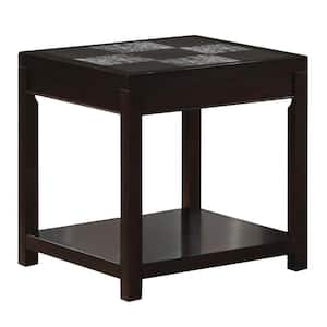 Mariana 24 in. Espresso Rectangle Wood Coffee Table