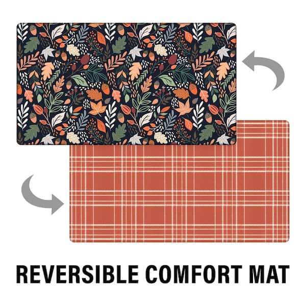 Foliage 20 in x 36 in Reversible Comfort Mat