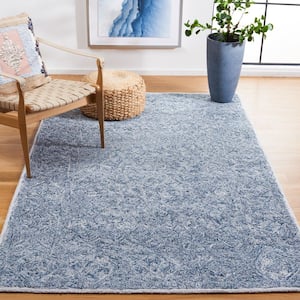 Marquee Blue/Gray 4 ft. x 6 ft. Abstract Gradient Area Rug