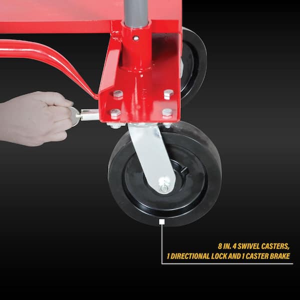 Drywall Cart Removable Handle with 3600 lbs. Load Capacity