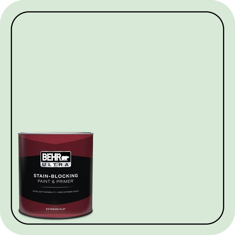 1 qt. #M410-1 Jade Mist Flat Exterior Paint & Primer price history on PriceWatchPro