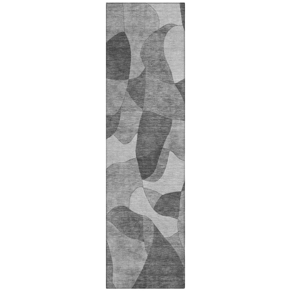 Chantille Machine Washable Indoor/Outdoor Abstract ACN2814 Gray 2 ft. x 7 ft. Runner Rug price history on PriceWatchPro