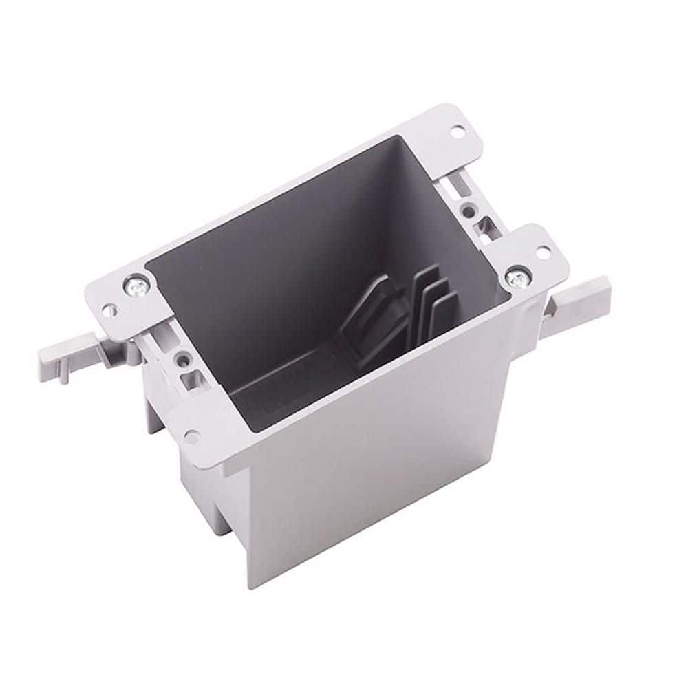 LIVE BOX 1980-1999\\"O・I・RA\\" Hubbell RACO 1-Gang Rectangle Silver Metal Electrical Box