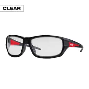 Performance Safety Glasses with Clear Fog-Free Lenses with XX-Large Red Level 1 Cut Resistant Nitrile Gloves