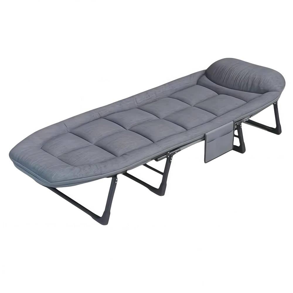 Outdoor Patio Folding Bed, Comfortable Ergonomic Single Recliner with Mattress, Gary price history on PriceWatchPro