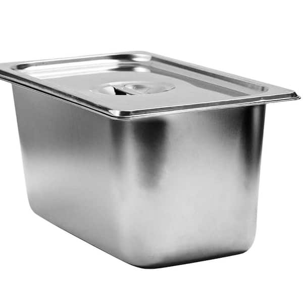 Indoor Compost Bin with Lid, Stainless Steel Insert, 1.6 Gal. Odorless Countertop Compost Bin, Rustic Bamboo Design