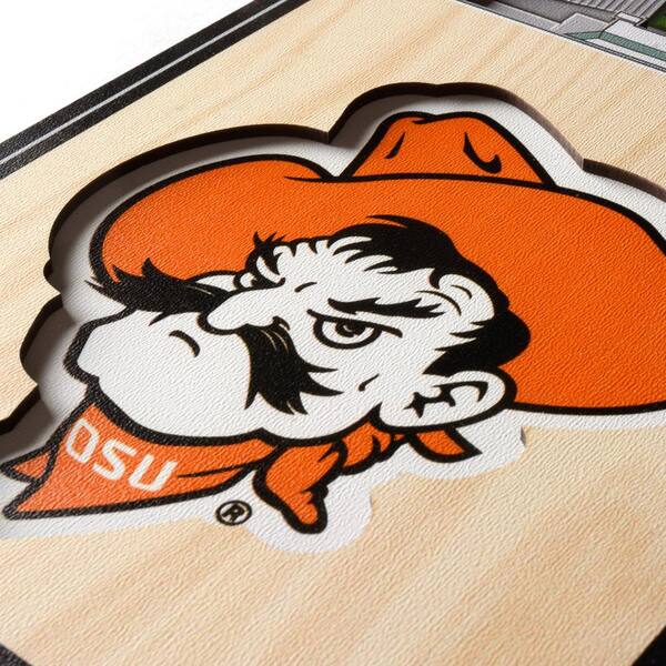  Oklahoma State Cowboys PISTOL PETE HEAD 4 Vinyl Decal