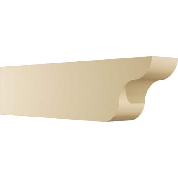 Ekena Millwork 6-in. W x 10-in. H x 42-in. L Standard Carmel Signature Urethane Rafter Tail, Primed Tan