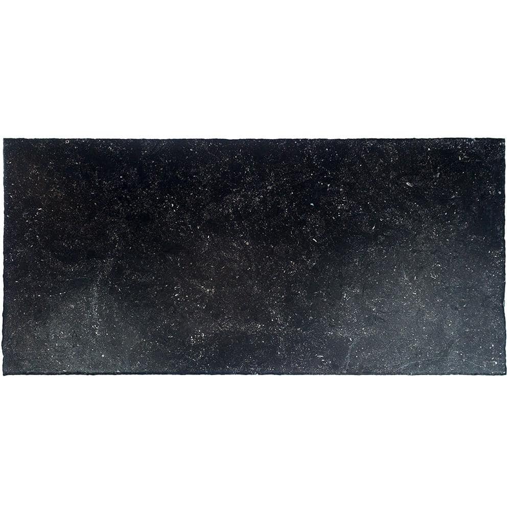 Reno Black 4 in. x 0.39 in. Satin Marble Floor and Wall Tile Sample price history on PriceWatchPro