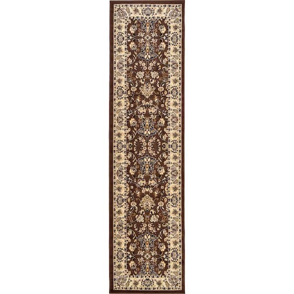Unique Loom Sialk Hill Washington Brown 2' 7 x 10' 0 Runner Rug