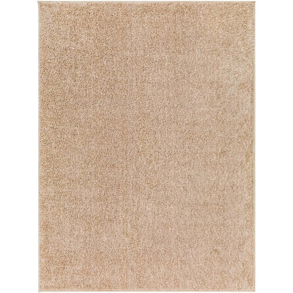 Artistic Weavers Alfombra Camel 2 ft. x 4 ft. Solid Machine-Washable Indoor Area Rug