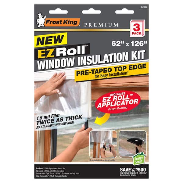 3M 62 In. x 84 In. Outdoor Window Insulation Kit (2-Pack) - Brownsboro  Hardware & Paint