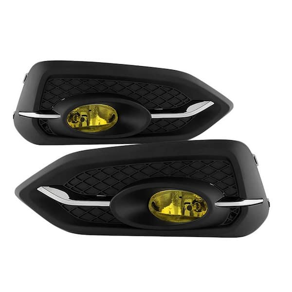 Spyder Auto Honda Civic 2014-2015 2Dr/Coupe OEM Fog Light W/Switch- Yellow