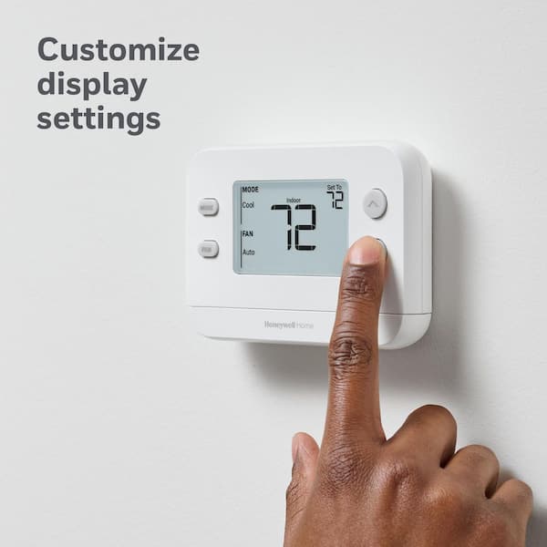 Pole Thermostat Home Depot Non Programmable Thermostat Honeywell
