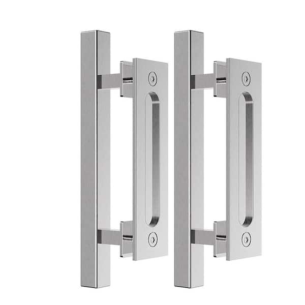 12 in. Square Barn Door Handle (2-Piece)