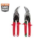 Left and Right Offset Aviation Snips (2-Pack)