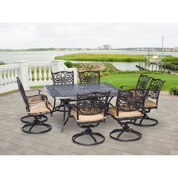 Aluminum square patio table for deals 8