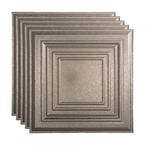 Traditional #3 2 ft. x 2 ft. Galvanized Steel Lay-In Vinyl Ceiling Tile (20 sq. ft.)