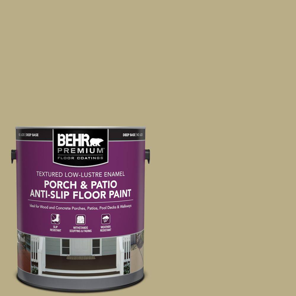 1 gal. #S330-4 Fennel Seed Textured Low-Lustre Enamel Interior/Exterior Porch and Patio Anti-Slip Floor Paint price history on PriceWatchPro