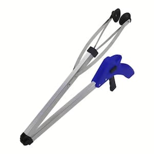 31 in. Folding Garbage Picker with Thickened Aluminum Alloy Grabber