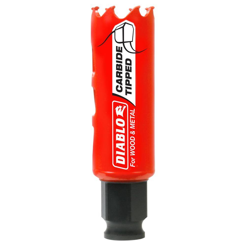 DIABLO 1 in. Carbide Hole Saw with 2-3 