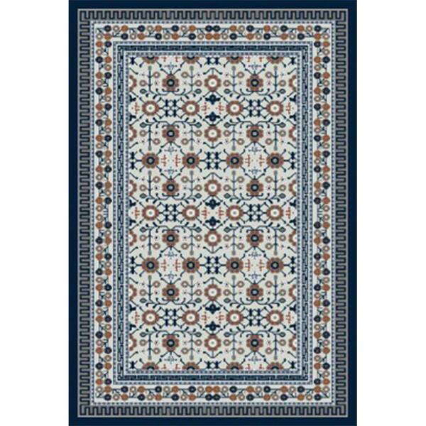 Unbranded Ivona Smokey White 8 ft. x 10 ft. Area Rug