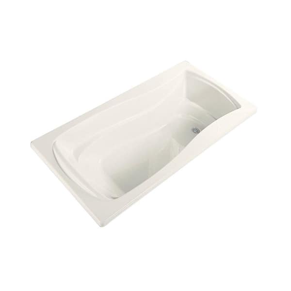 KOHLER Mariposa 60 in. x 36 in. Rectangular Soaking Bathtub with Reversible Drain in White