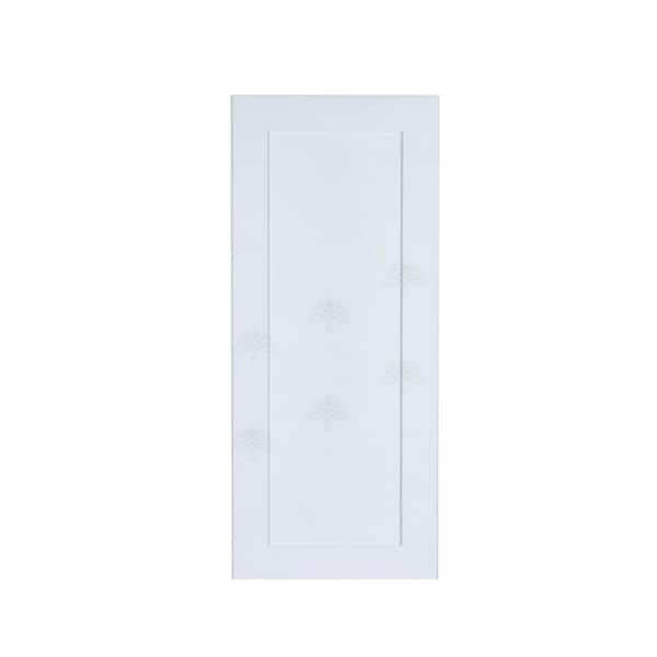LIFEART CABINETRY Lancaster White Plywood Shaker Stock Assembled Wall Kitchen Cabinet 9 in. W x 42 in. H x 12 in. D