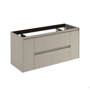 Ambra 120 Base 47 in. W x 17.6 in. D x 21.8 in. H Bath Vanity Cabinet without Top in Matte Sand